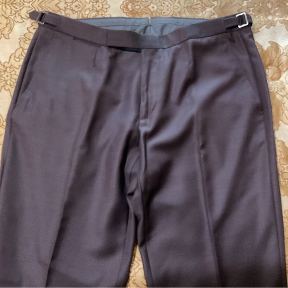 Ermenegildo Zegna Men’s Wool Dress Pants, Brown, Real Luxury! 36” X 34” - Picture 3 of 13